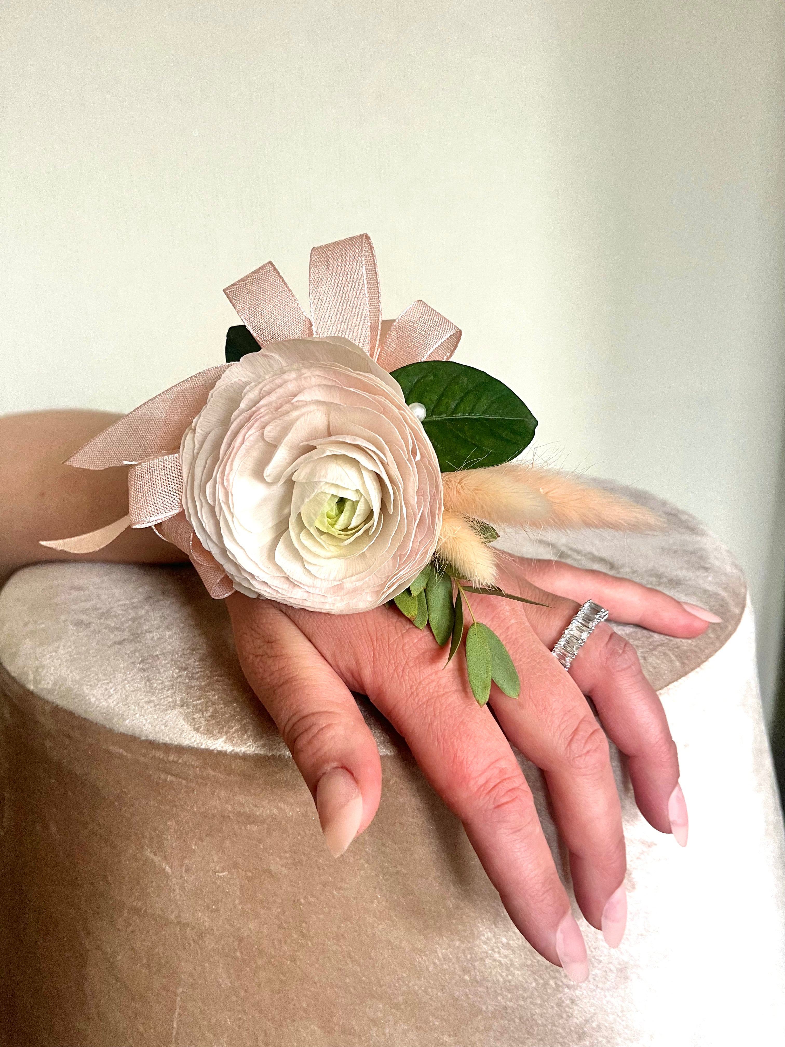 Ranunculus Corsage – The House and Garden Co.