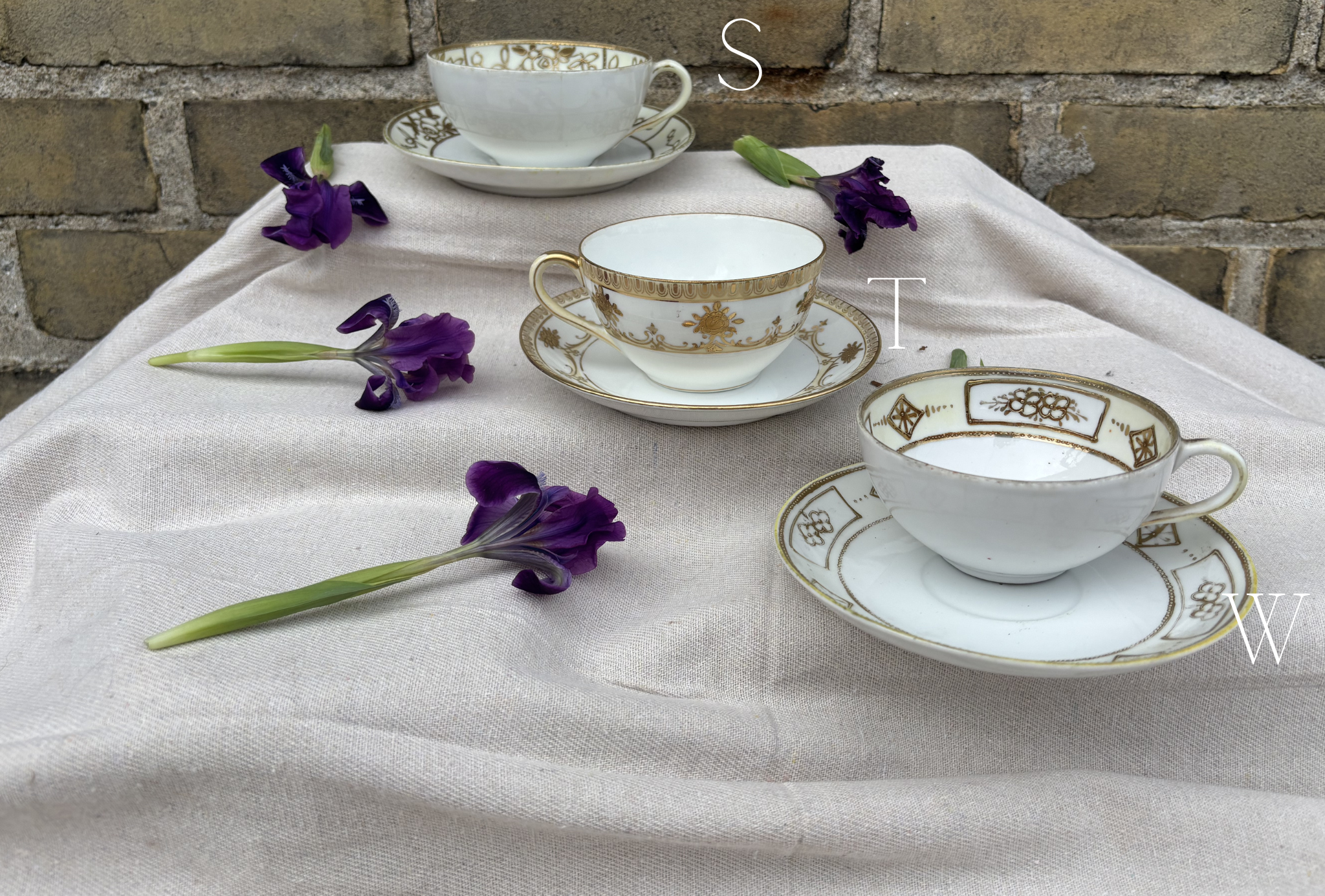 Vintage Tea Cup Arrangement
