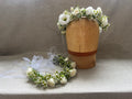 Dainty White Flower Crown