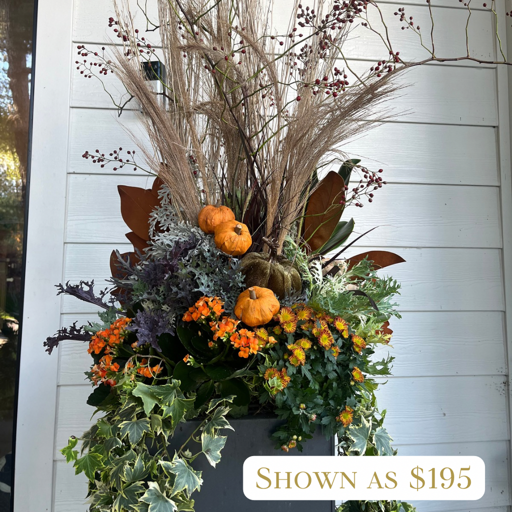 Fall Exterior Planter