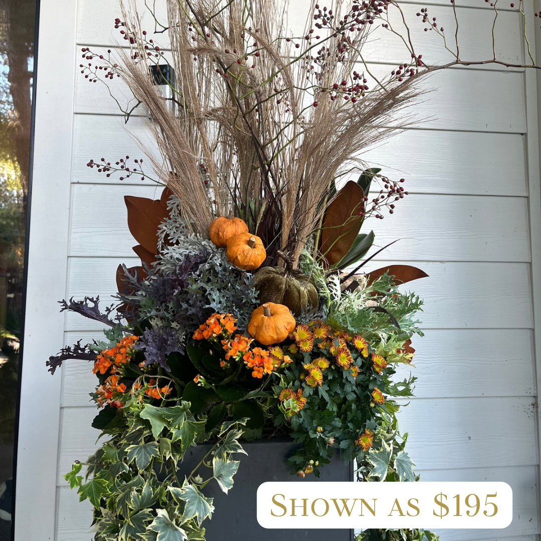 Fall Exterior Planter