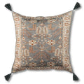 Printed Cotton Cushion - Slate