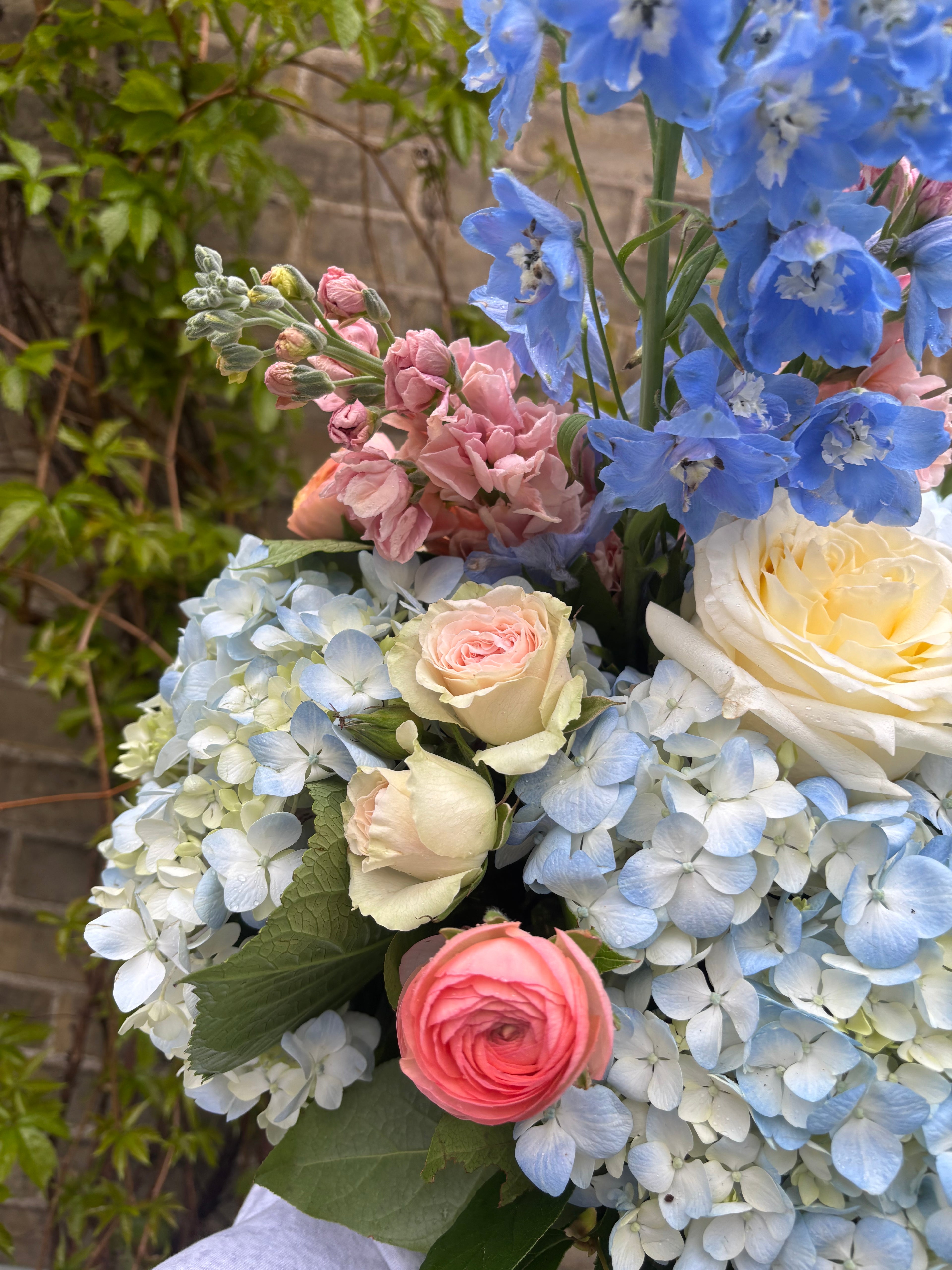Blush and Blue