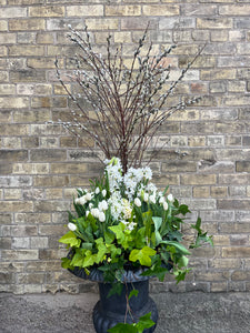 Spring Exterior Planter