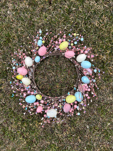 Pastel Egg Wreath