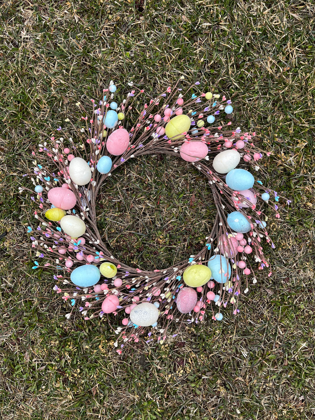Pastel Egg Wreath