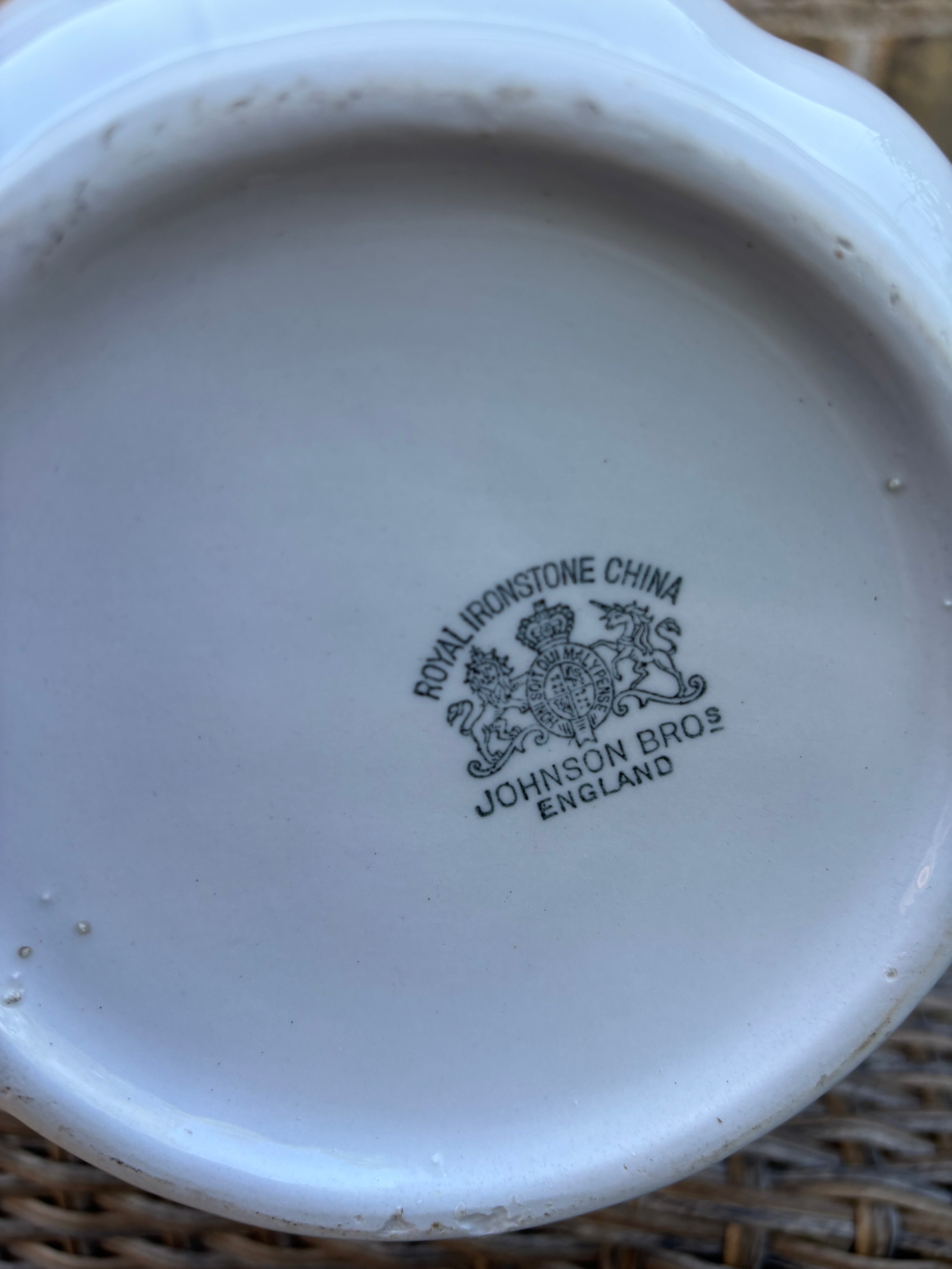 Ironstone Wheat Pattern Pitcher