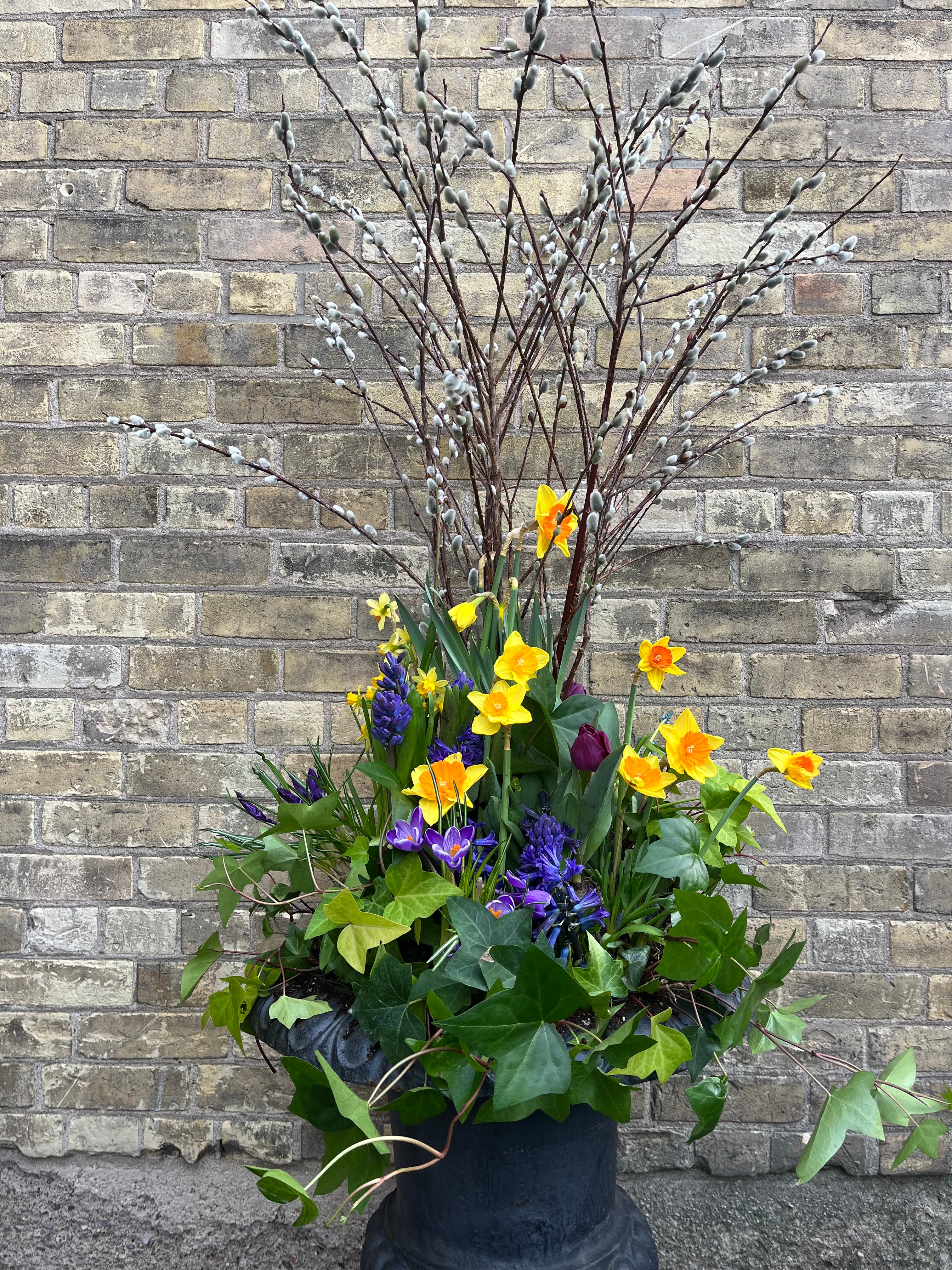 Spring Blend Exterior Planters