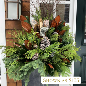 Natural Holiday Planter