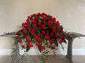 Classic Red Rose Casket Spray