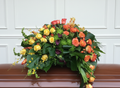 Tropical Tribute Casket Spray
