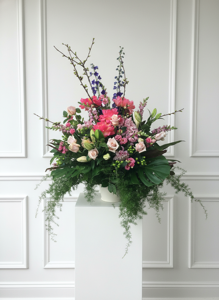 White Orchid Corsage – The House and Garden Co.