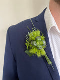 Green Dianthus Boutonniere