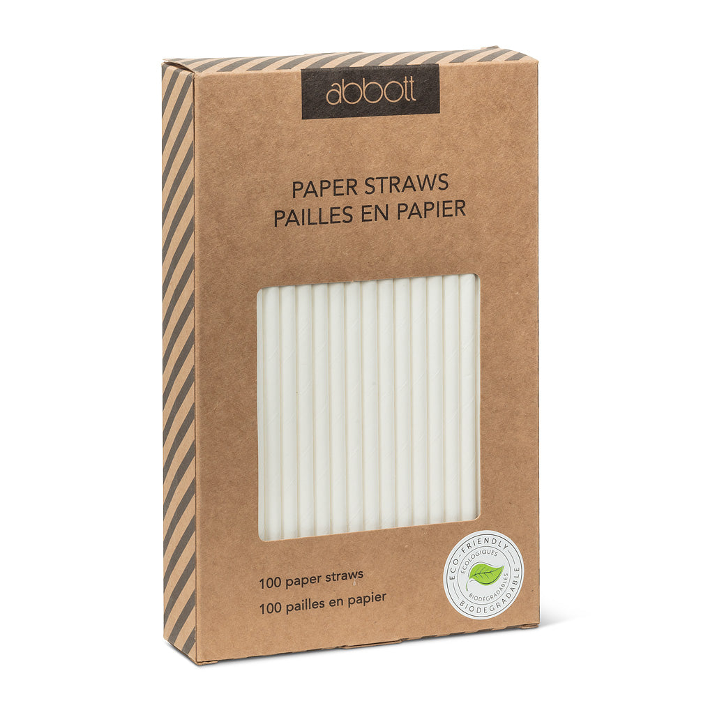 White Paper Straws