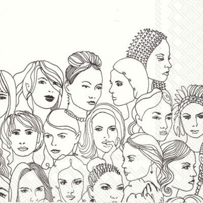Faces Napkins