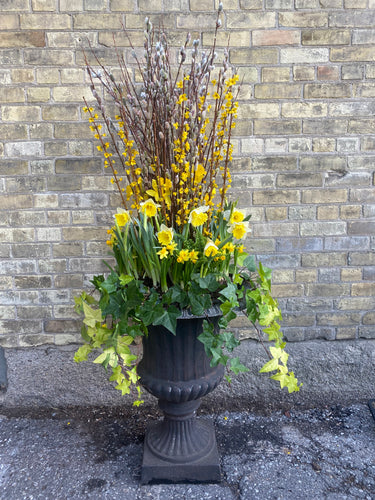 Spring Exterior Planter