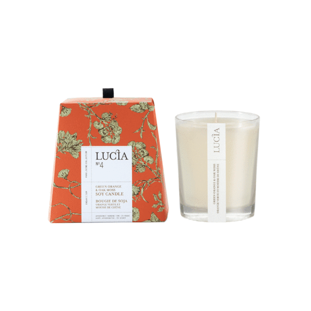 Lucia Green Orange & Oak Moss Candle
