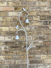 Load image into Gallery viewer, White Bird Bell Garden Stake